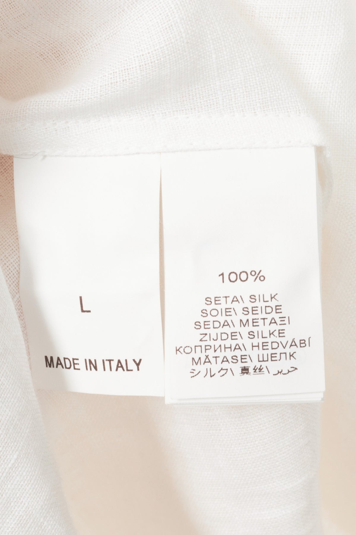 Brunello Cucinelli SS21 Off-White Silk-Crepe Gathered Maxi Shirt Dress