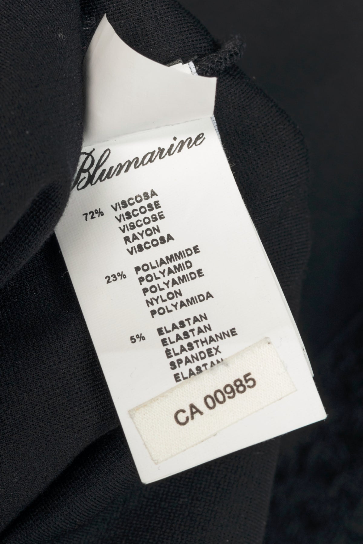 Blumarine Black Ponte & Lace Rhinestone-Embellished Bodycon Dress