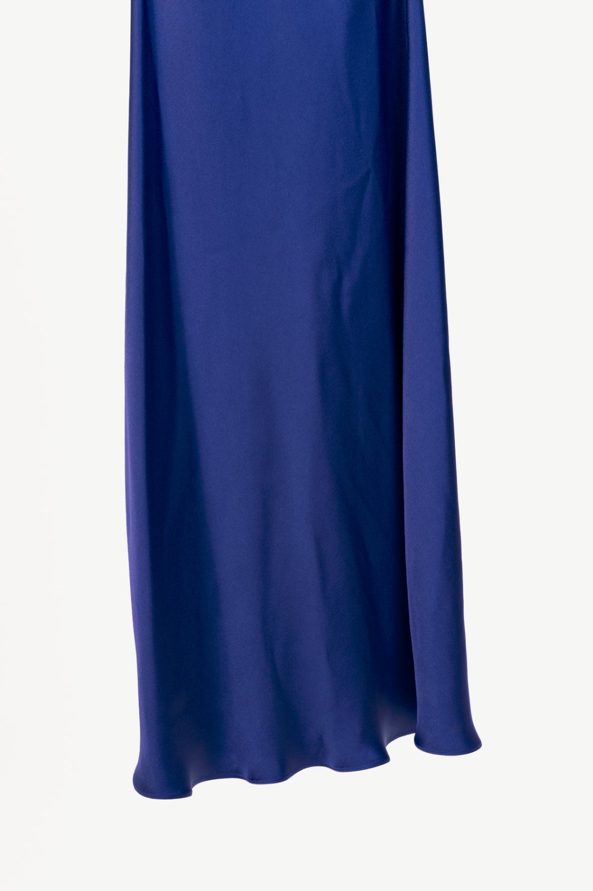Stella McCartney Purple Satin Midi Slip Dress