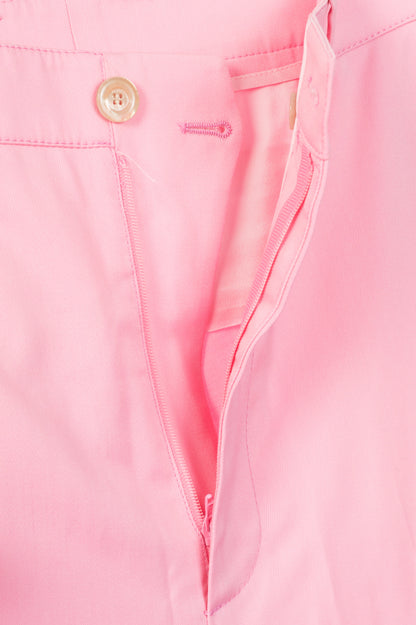 Gucci Pink Wool-Blend Twill Straight-Leg Trousers