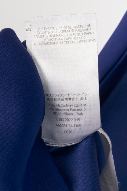 Stella McCartney Purple Satin Midi Slip Dress