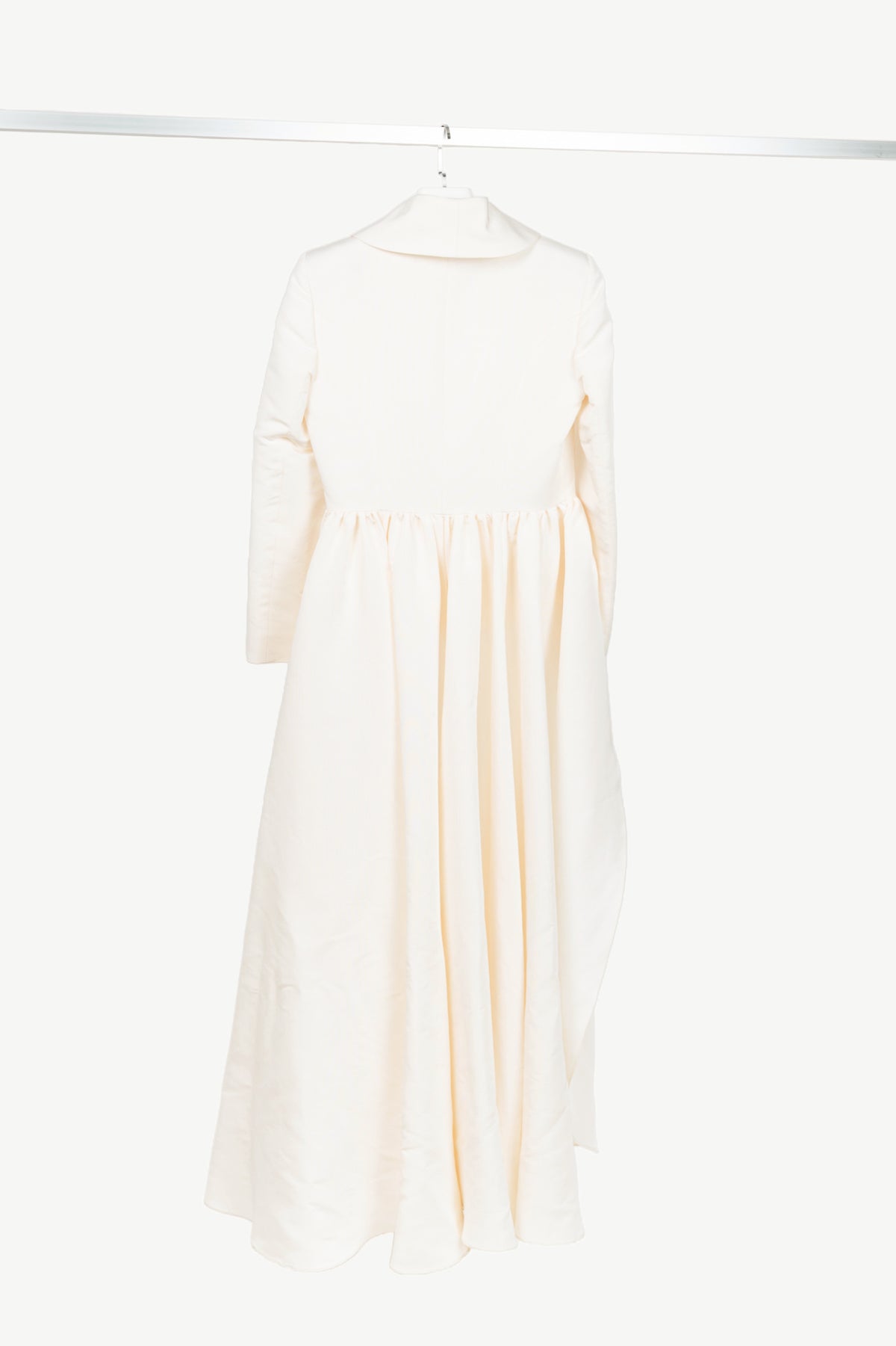Brand Maxwell white tuxedo coat w/ tail hem