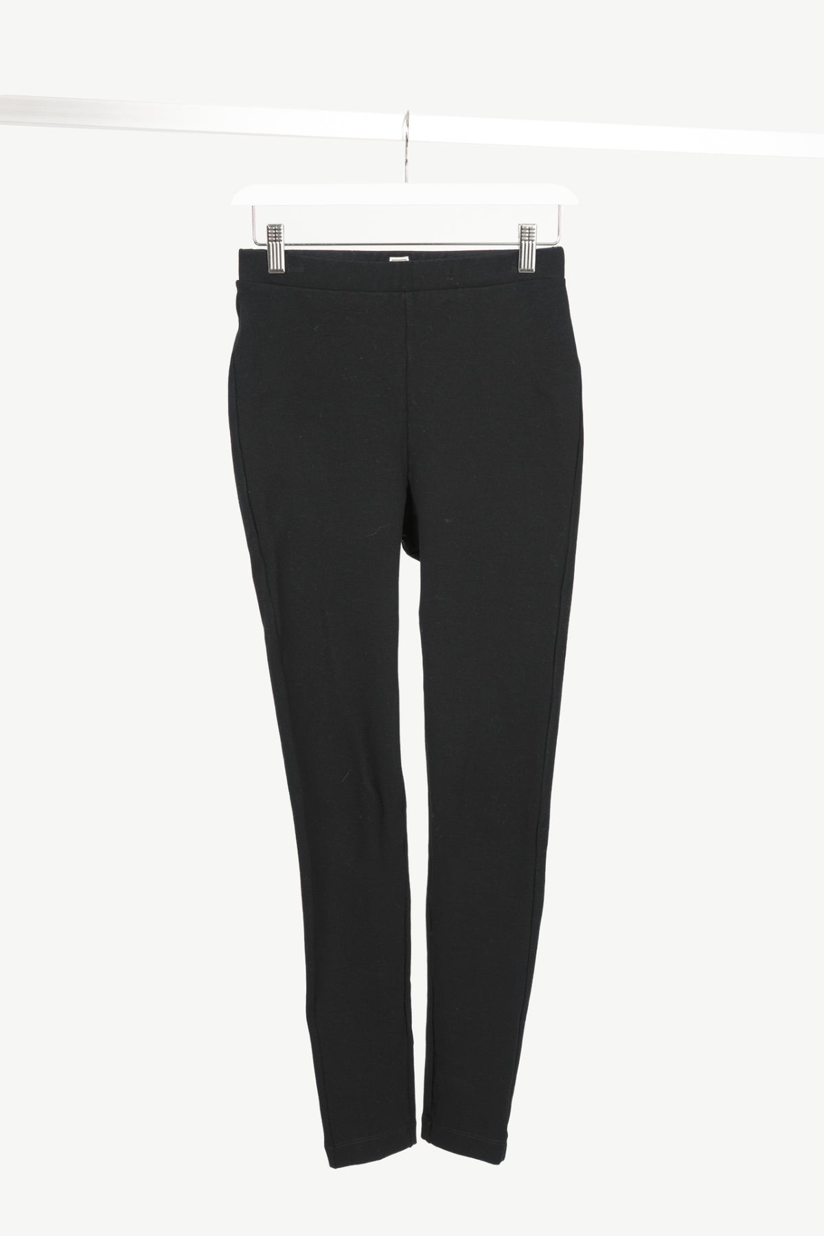 Toteme Black Viscose-Blend Leggings