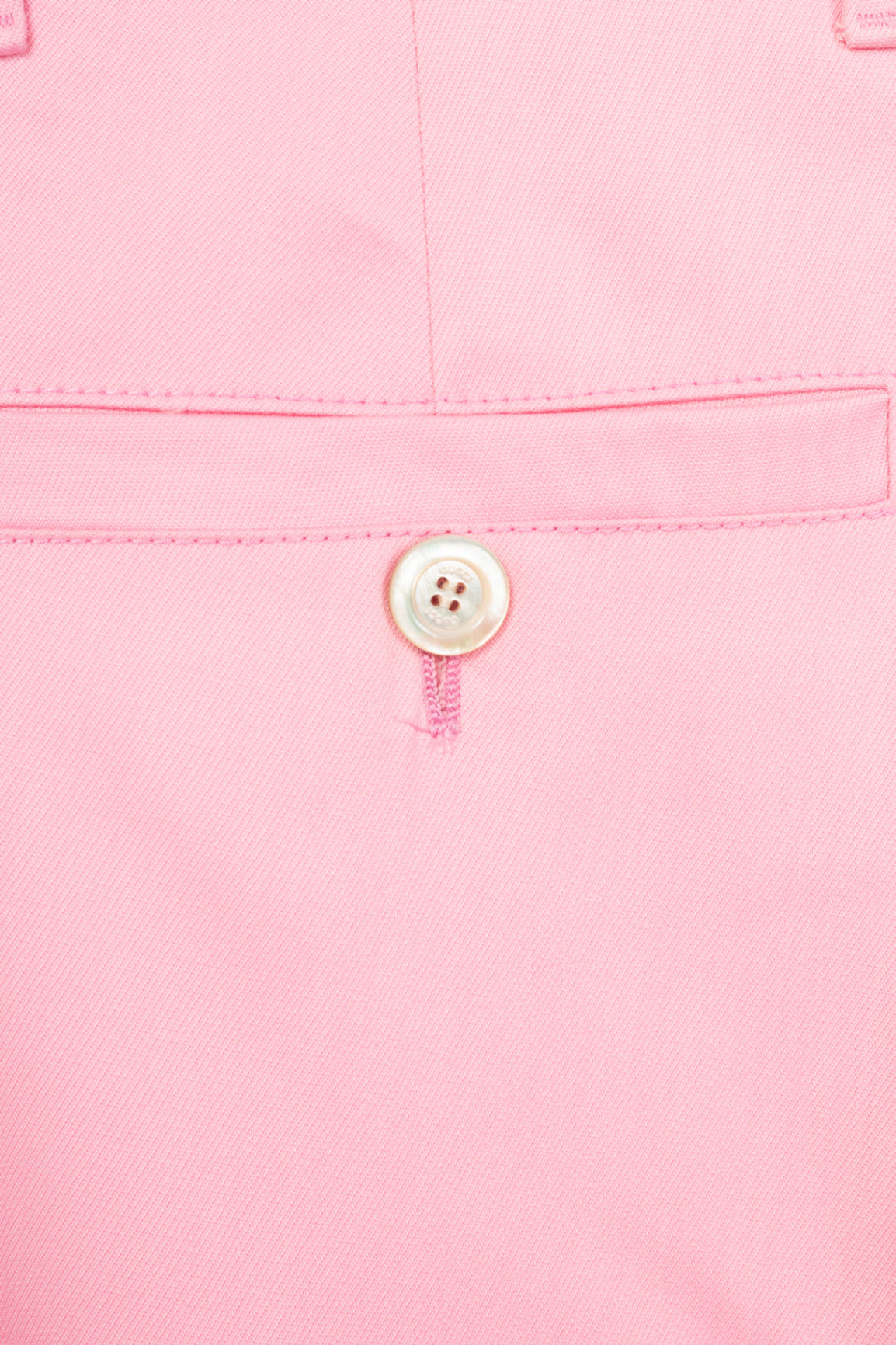 Gucci Pink Wool-Blend Twill Straight-Leg Trousers