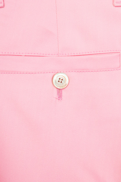Gucci Pink Wool-Blend Twill Straight-Leg Trousers