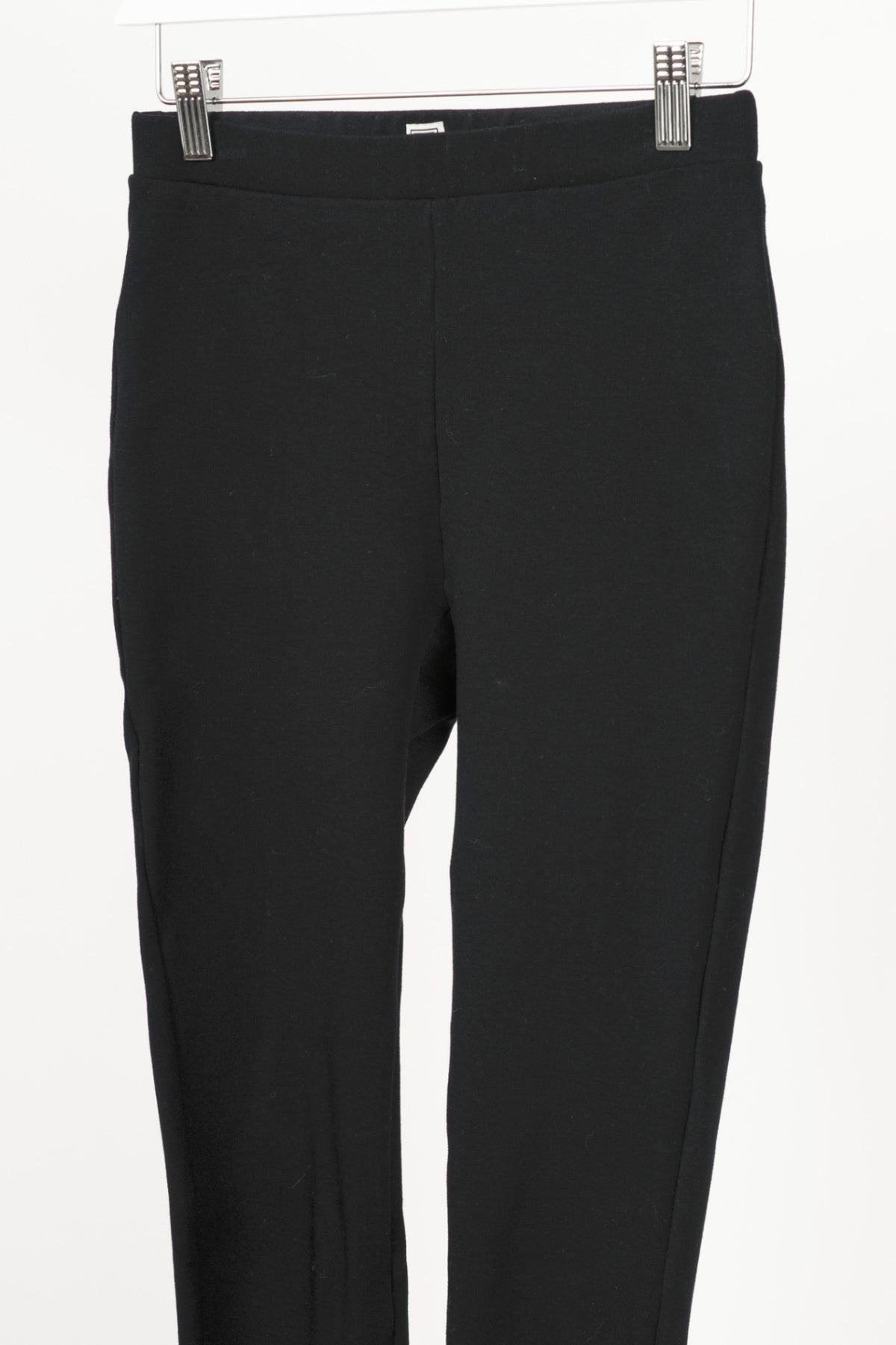 Toteme Black Viscose-Blend Leggings