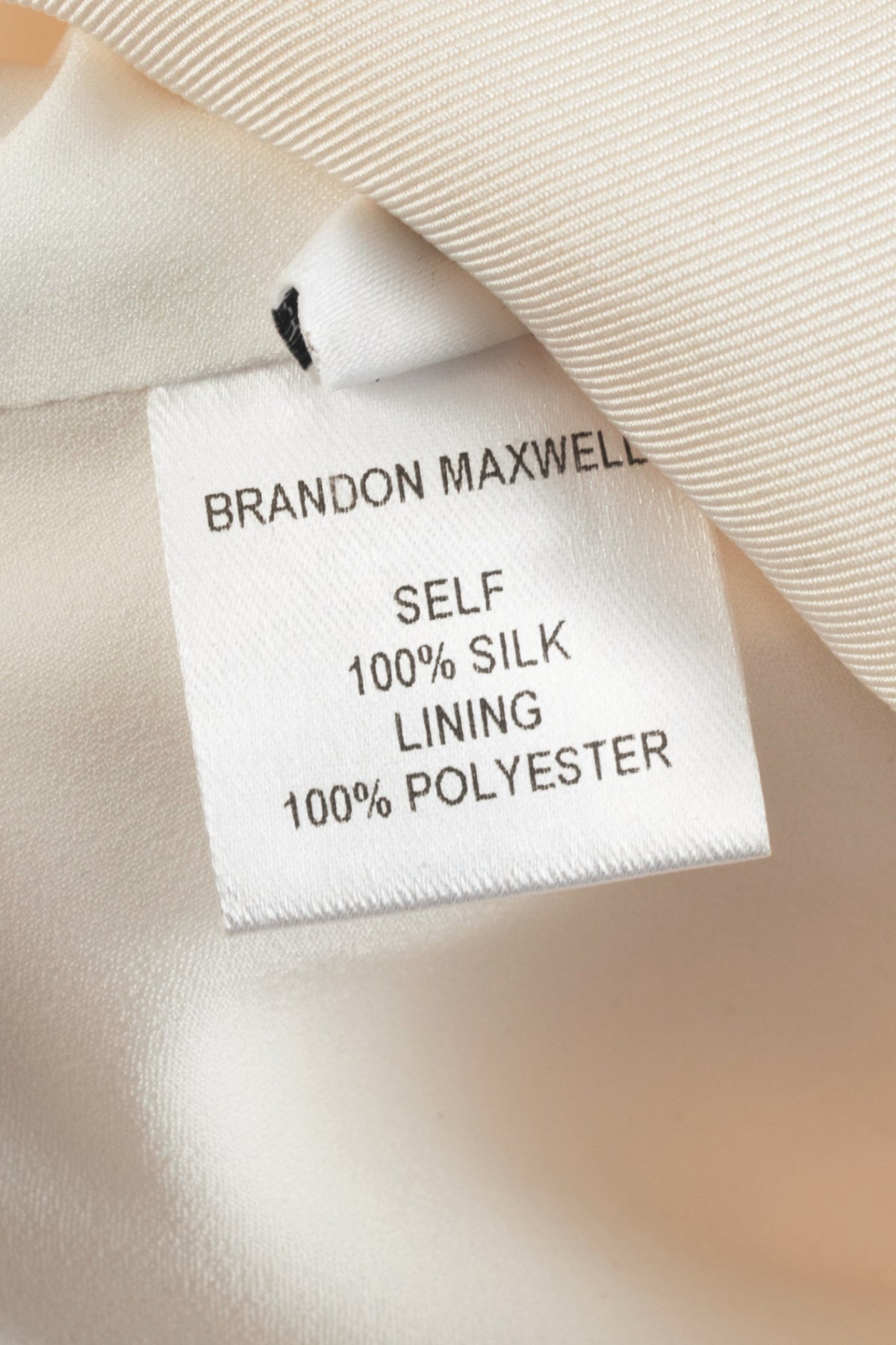 Brand Maxwell white tuxedo coat w/ tail hem