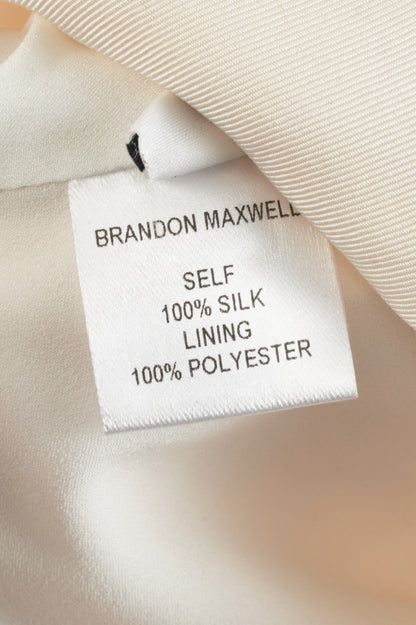 Brand Maxwell white tuxedo coat w/ tail hem