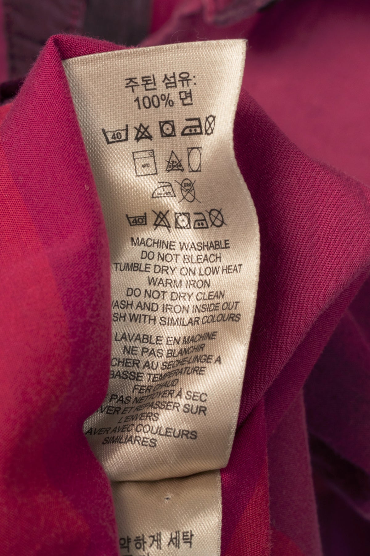 Burberry Brit Pink Check Cotton-Poplin Buttoned Tunic