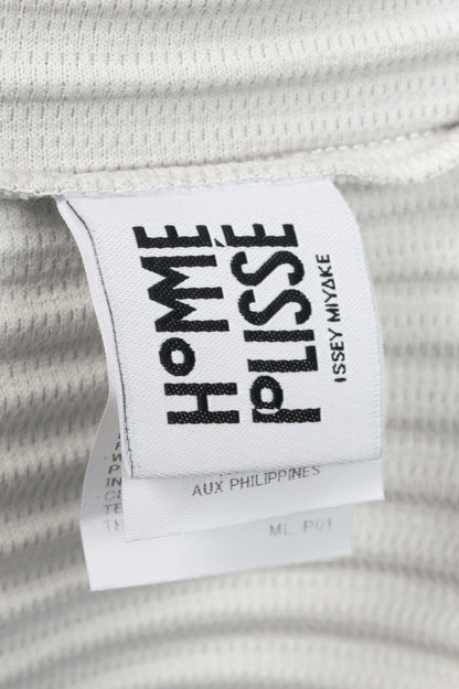 Homme Plisse Issey Miyake Grey Pleated T-Shirt