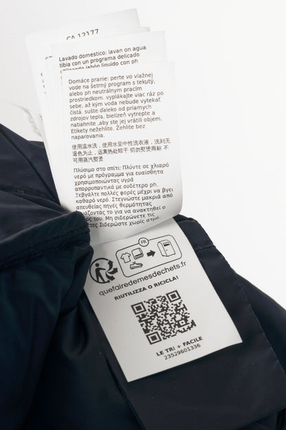 Weekend Max Mara Frutto Navy Hooded Quilted Down Puffer Vest
