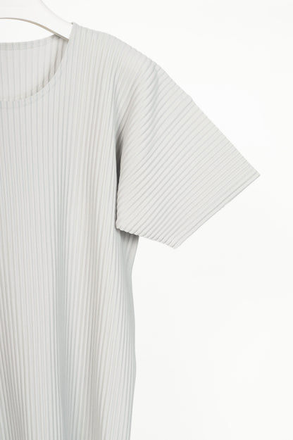 Homme Plisse Issey Miyake Grey Pleated T-Shirt
