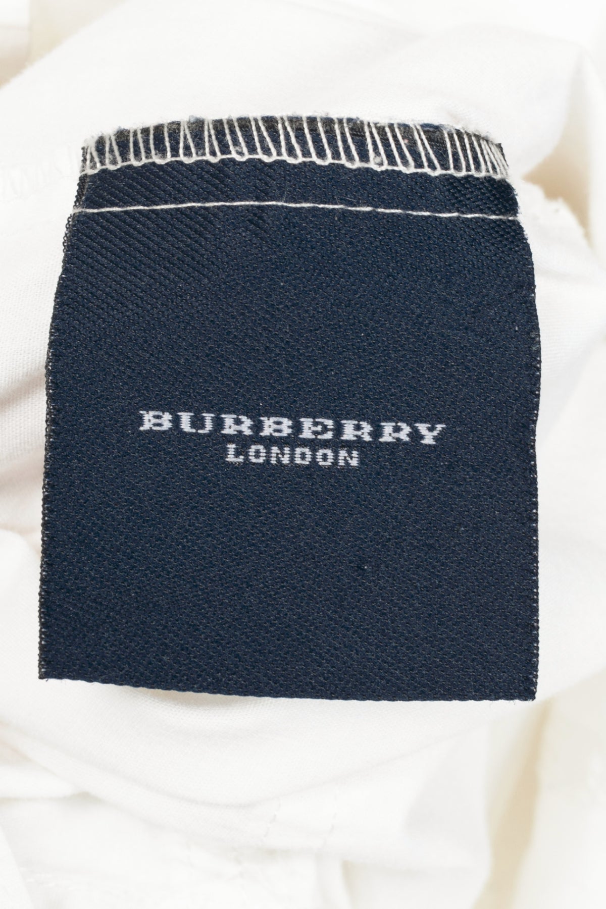Burberry White Cotton-Poplin Utility Mini Shirt Dress