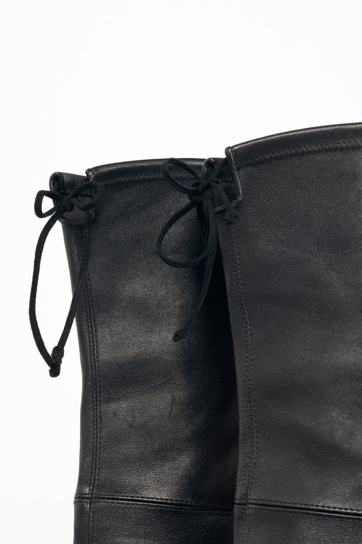 Stuart Weitzman Vidaland 100 Black Leather Thigh-High Boots