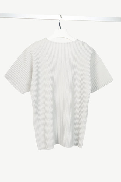 Homme Plisse Issey Miyake Grey Pleated T-Shirt