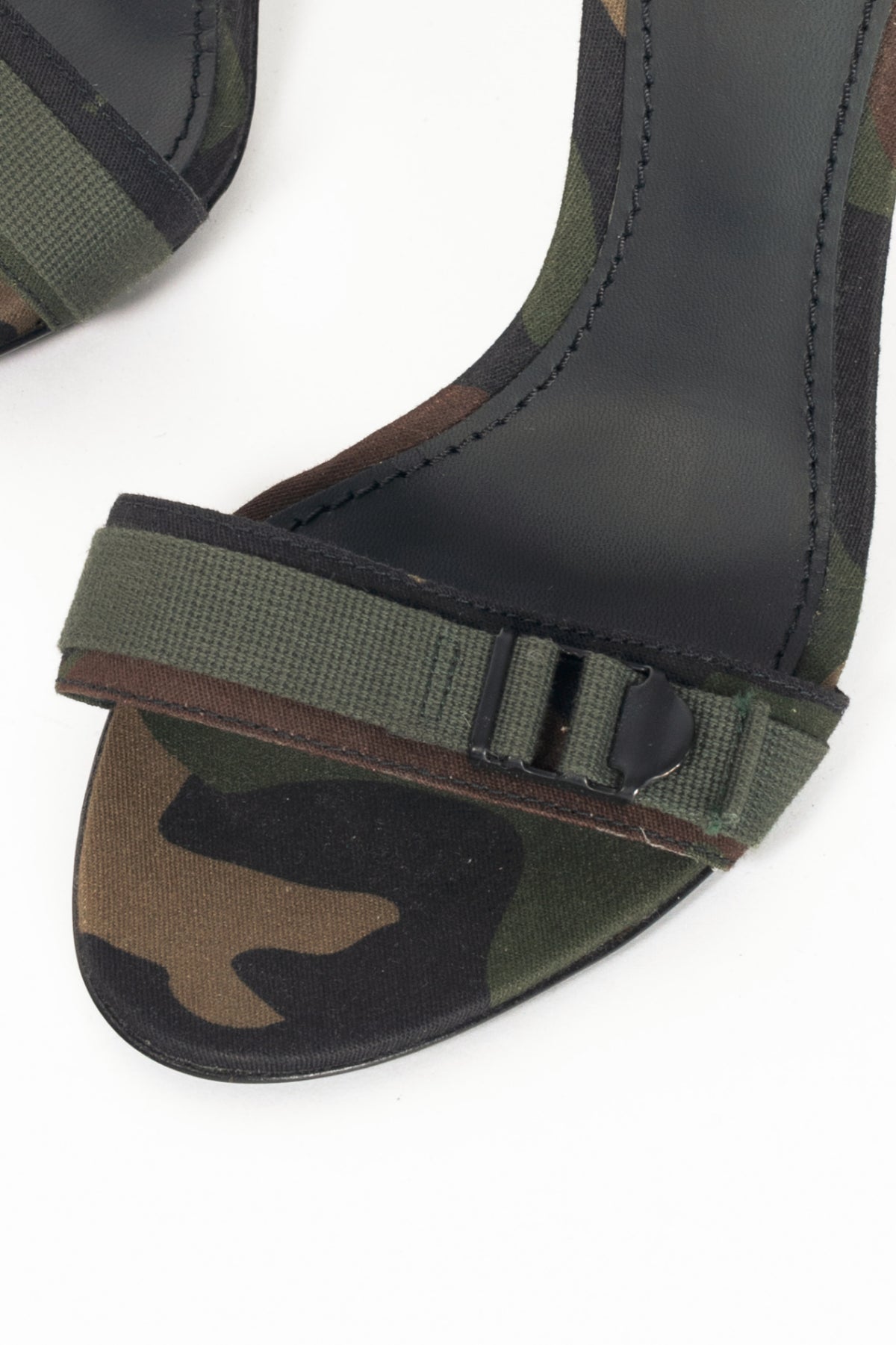Dolce & Gabbana Camouflage Patchwork Baroque DG-Heel Sandals