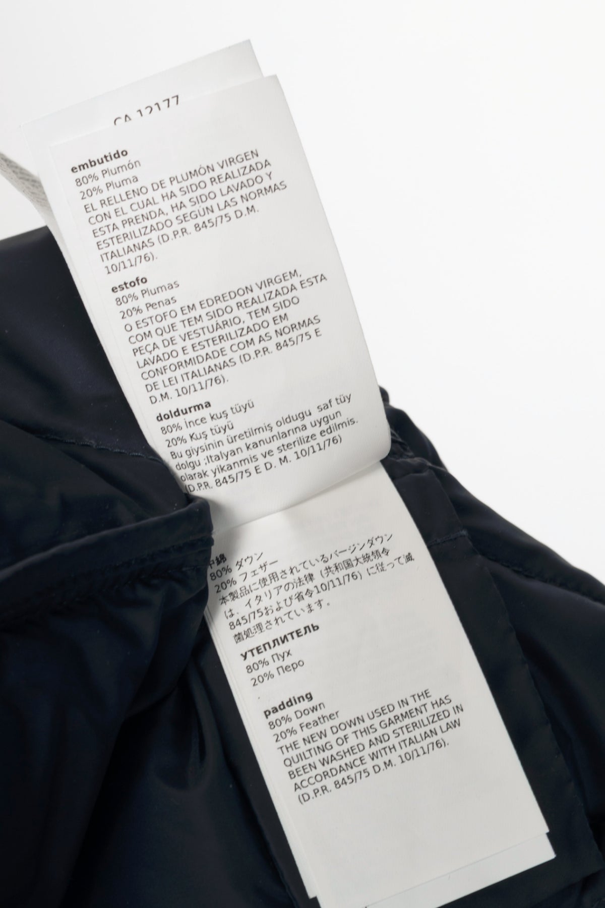 Weekend Max Mara Frutto Navy Hooded Quilted Down Puffer Vest