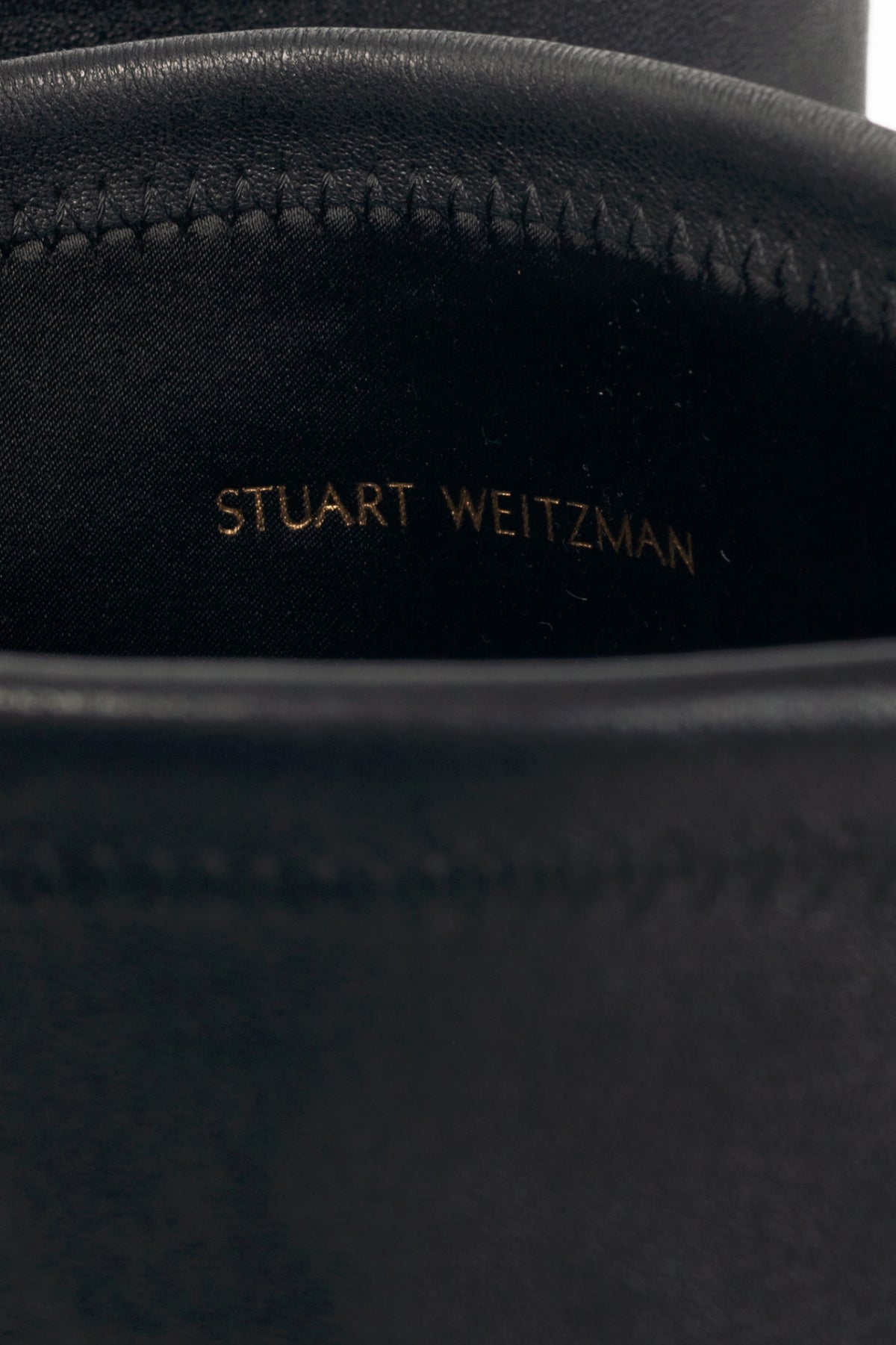 Stuart Weitzman Vidaland 100 Black Leather Thigh-High Boots