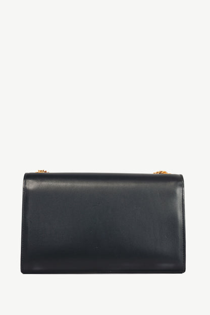 Saint Laurent Kate Medium Nero Leather YSL Monogramme Shoulder Bag