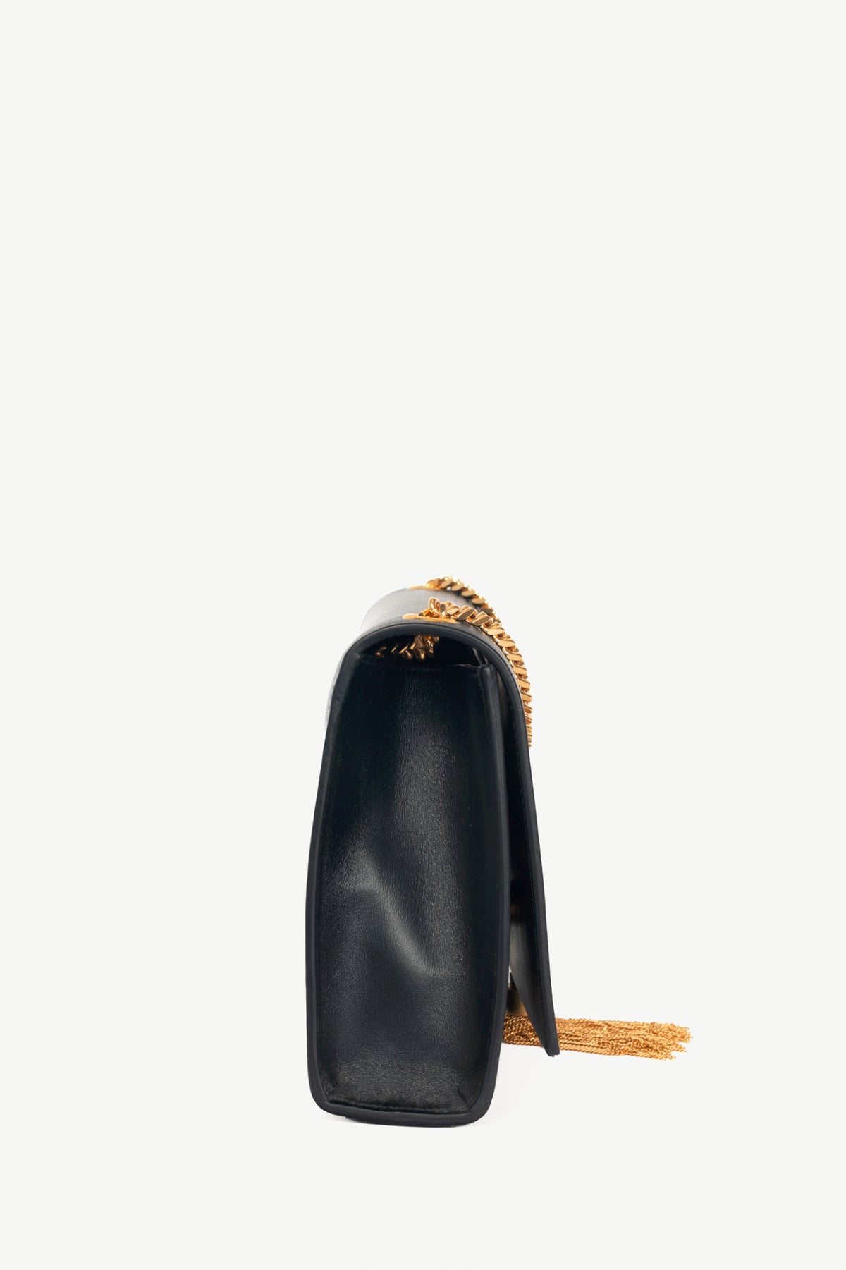 Saint Laurent Kate Medium Nero Leather YSL Monogramme Shoulder Bag