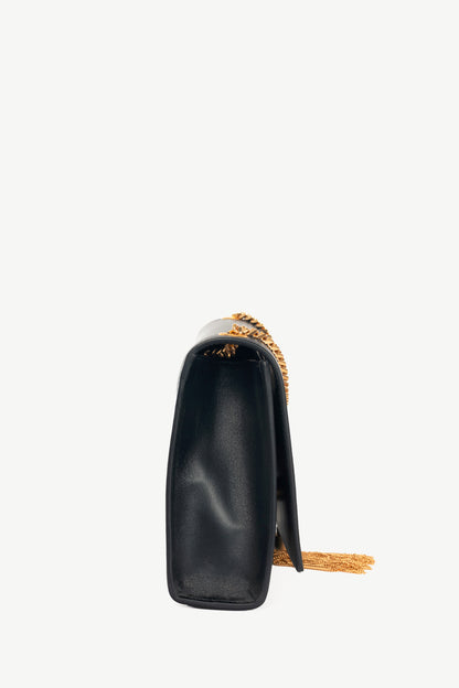 Saint Laurent Kate Medium Nero Leather YSL Monogramme Shoulder Bag