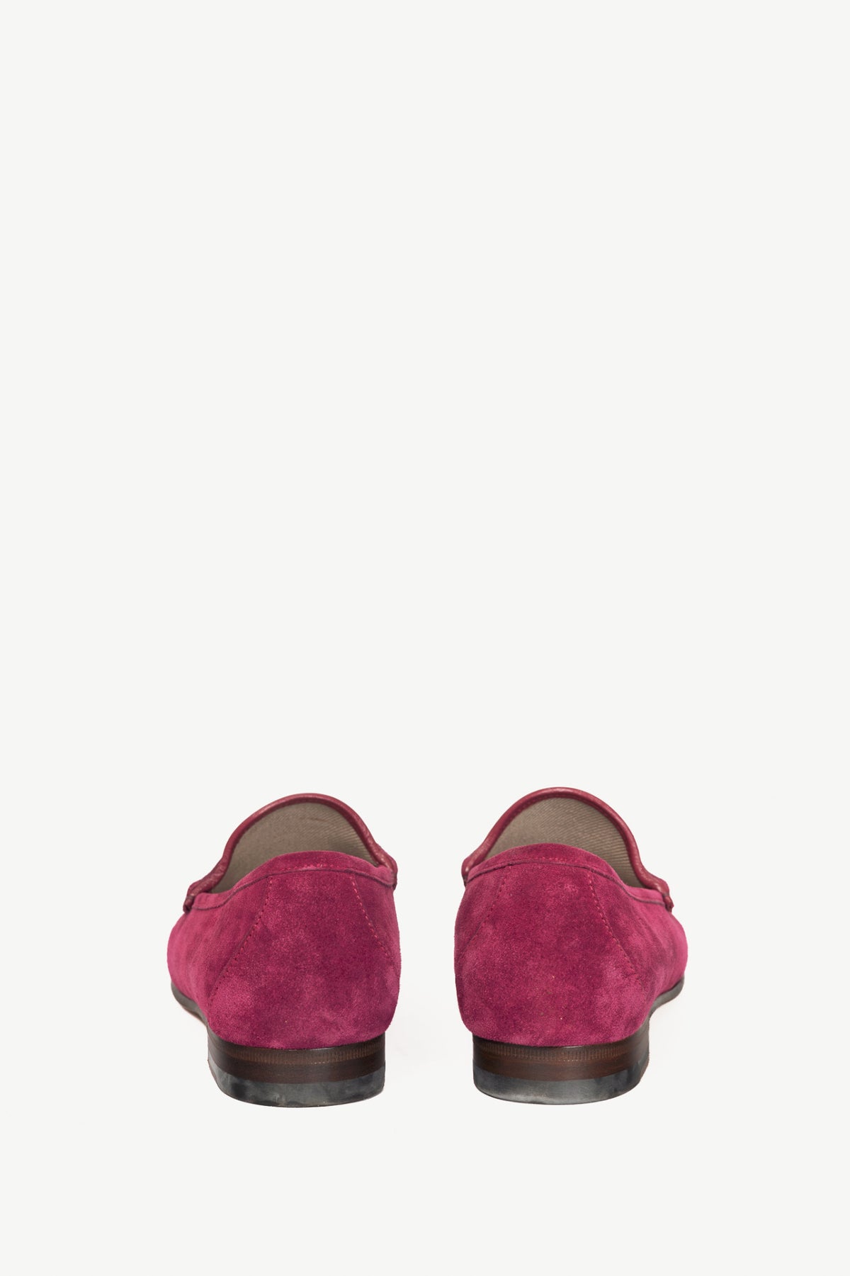 Gucci 1953 Fuchsia Suede Horsebit Loafers