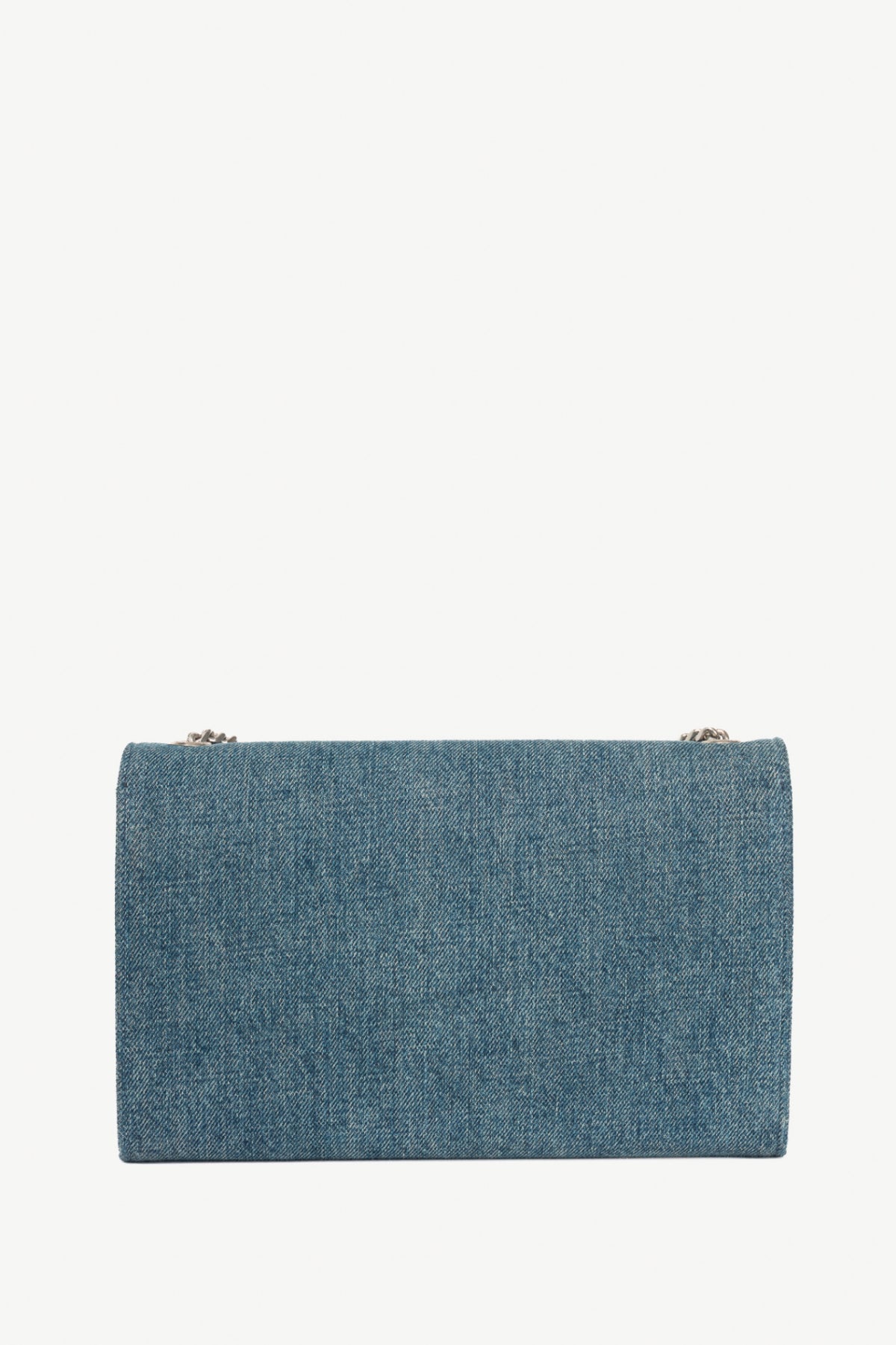 Saint Laurent Kate Medium Blue Denim YSL Monogramme Shoulder Bag