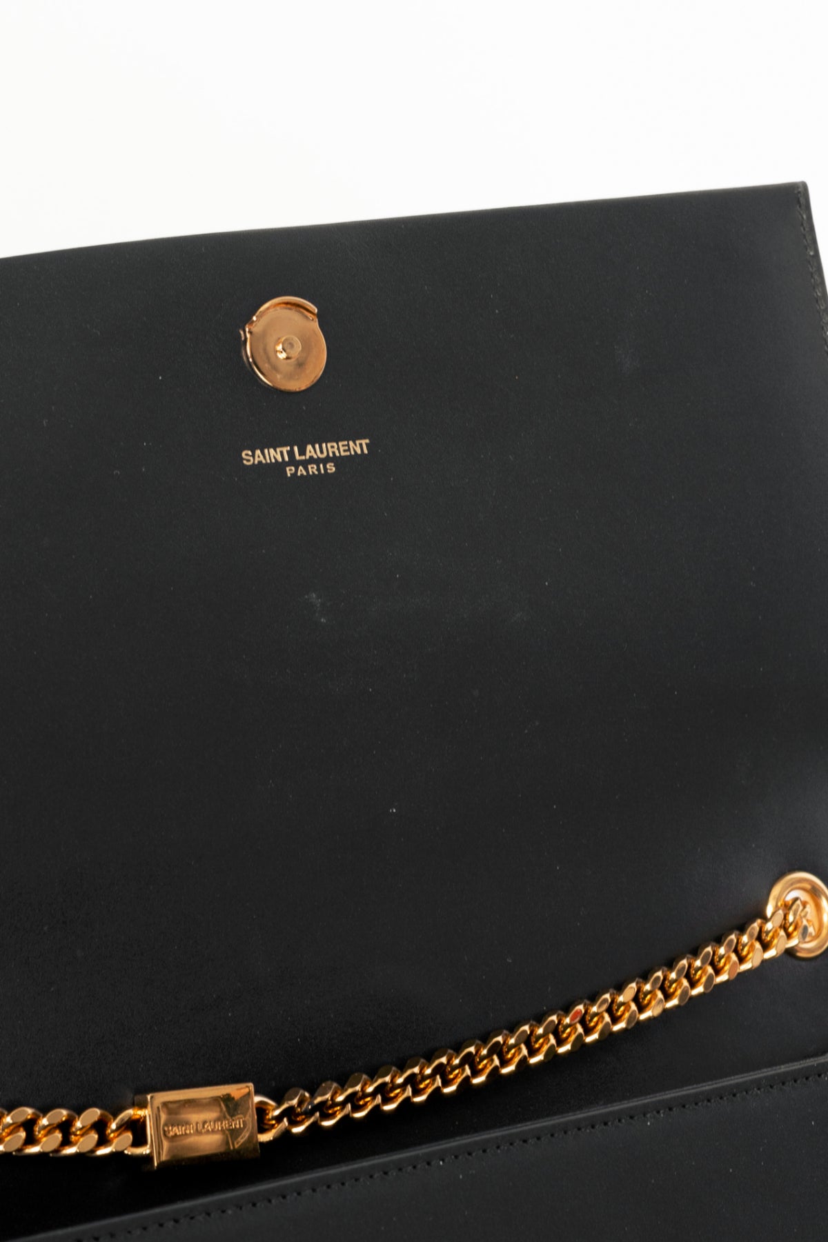 Saint Laurent Kate Medium Nero Leather YSL Monogramme Shoulder Bag