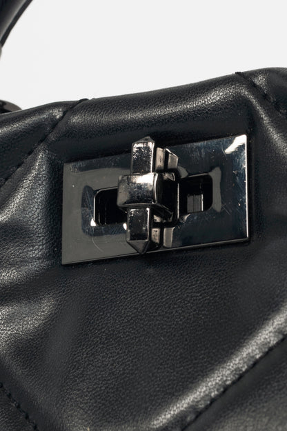 Valentino Garavani Roman Stud Nero Quilted Top-Handle Mini Bag