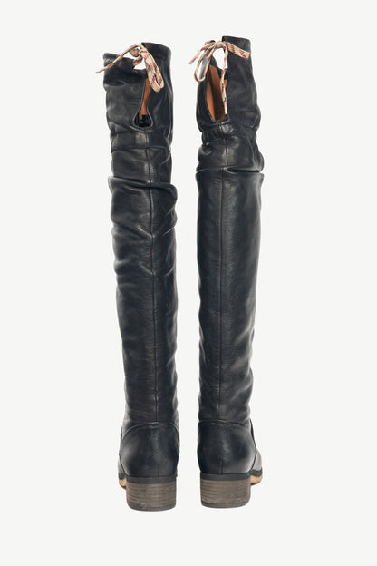 See by Chloe scrunch knee over the knee boots