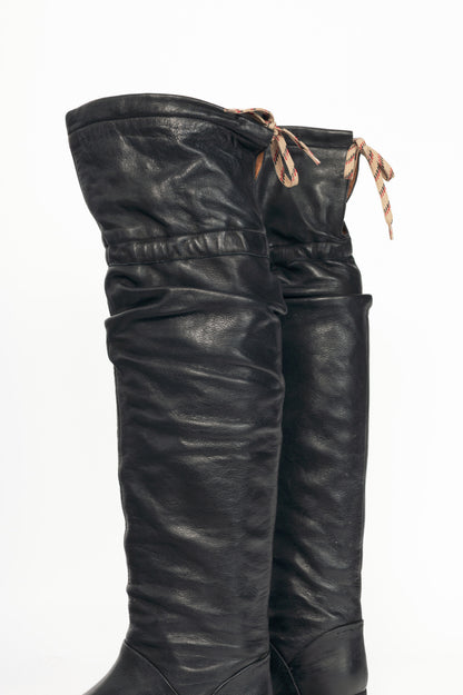 See by Chloe scrunch knee over the knee boots