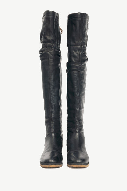 See by Chloe scrunch knee over the knee boots