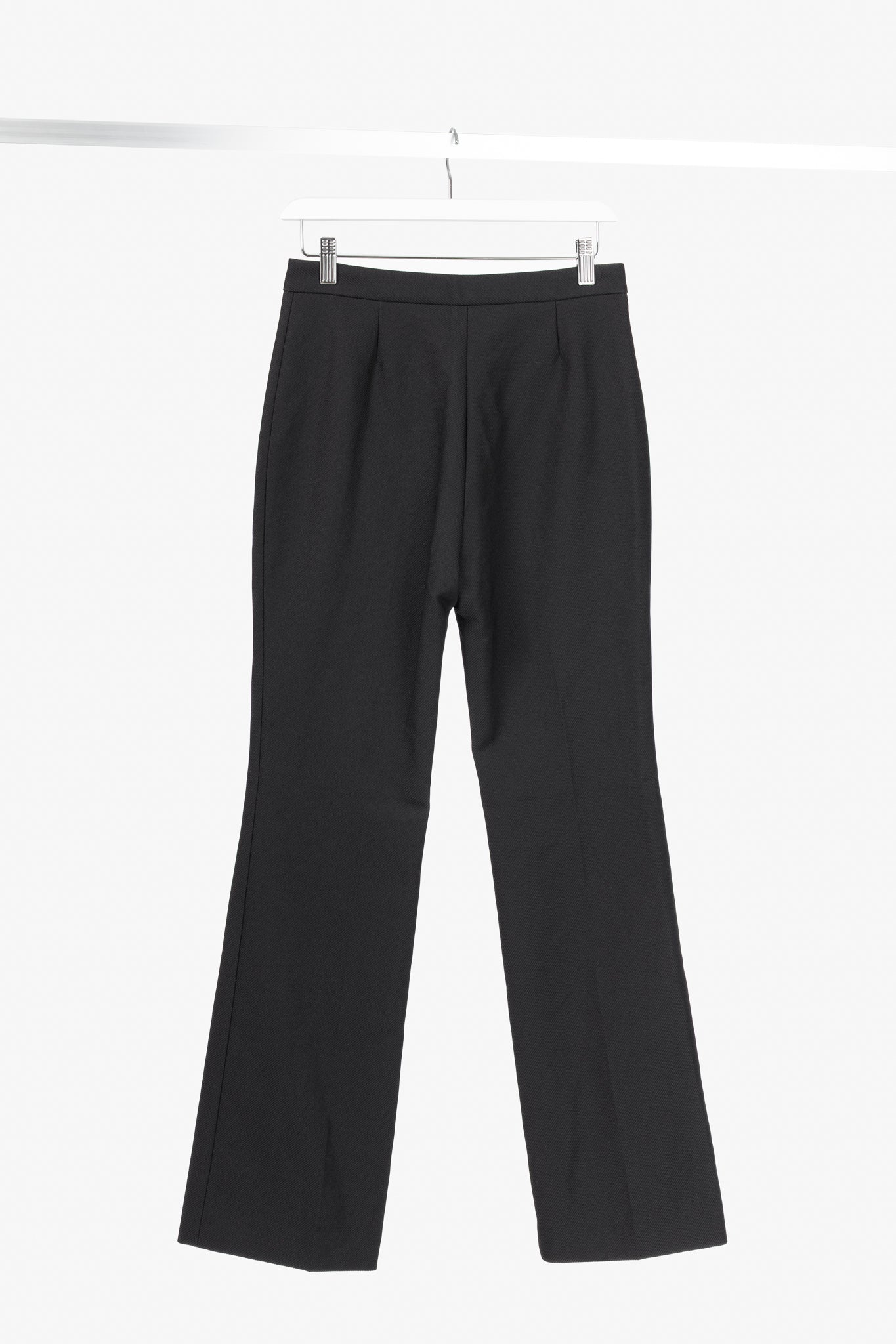 Acne Studios Myla Black Twill Flared Pants