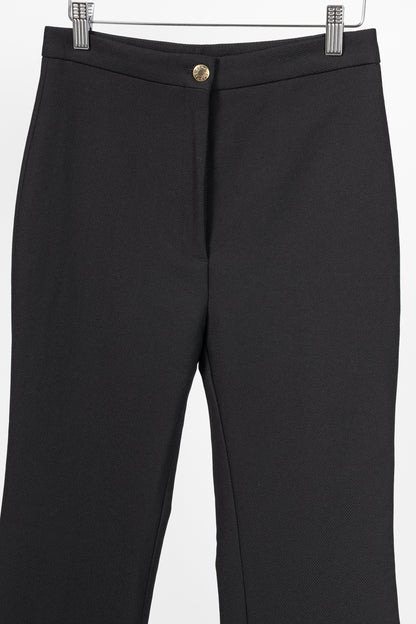 Acne Studios Myla Black Twill Flared Pants