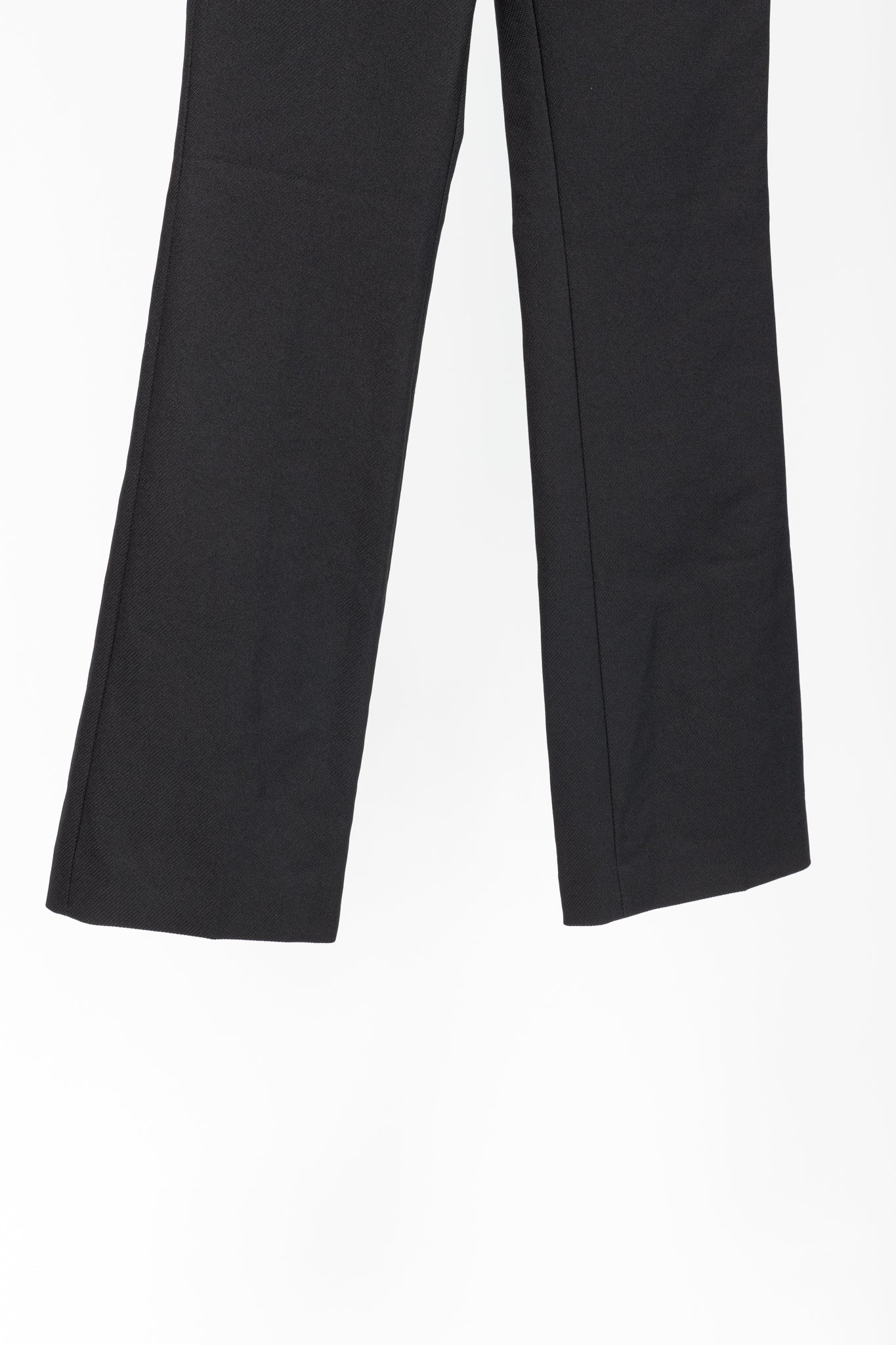 Acne Studios Myla Black Twill Flared Pants
