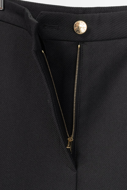 Acne Studios Myla Black Twill Flared Pants
