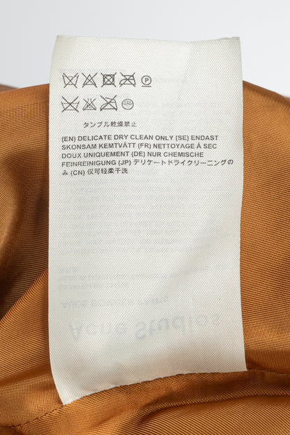 Acne Studios Aude Navy Nylon Long Bomber Jacket