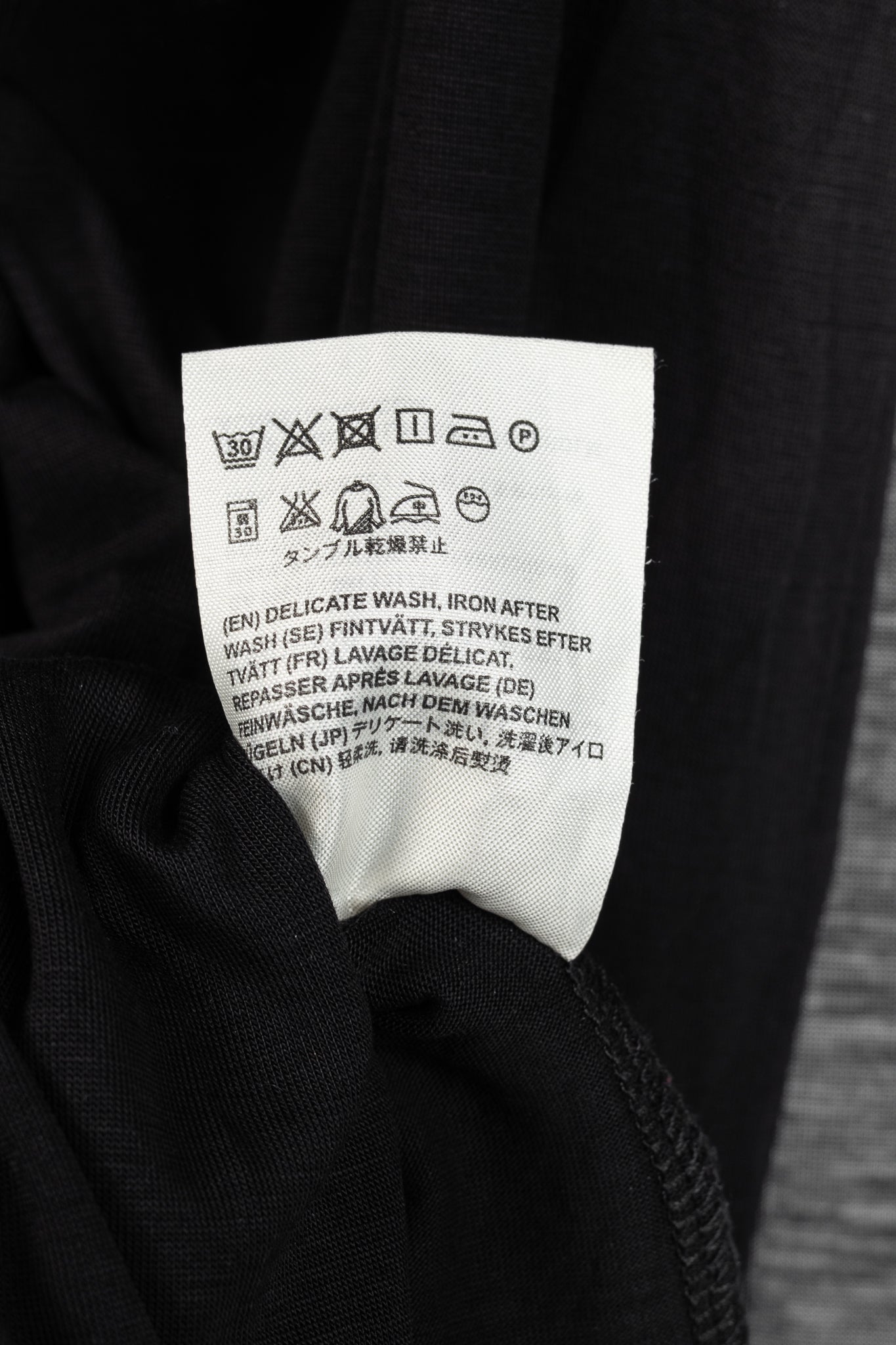 Acne Studios Ordelia Black Tencel Asymmetrical Tank Dress