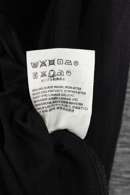 Acne Studios Ordelia Black Tencel Asymmetrical Tank Dress