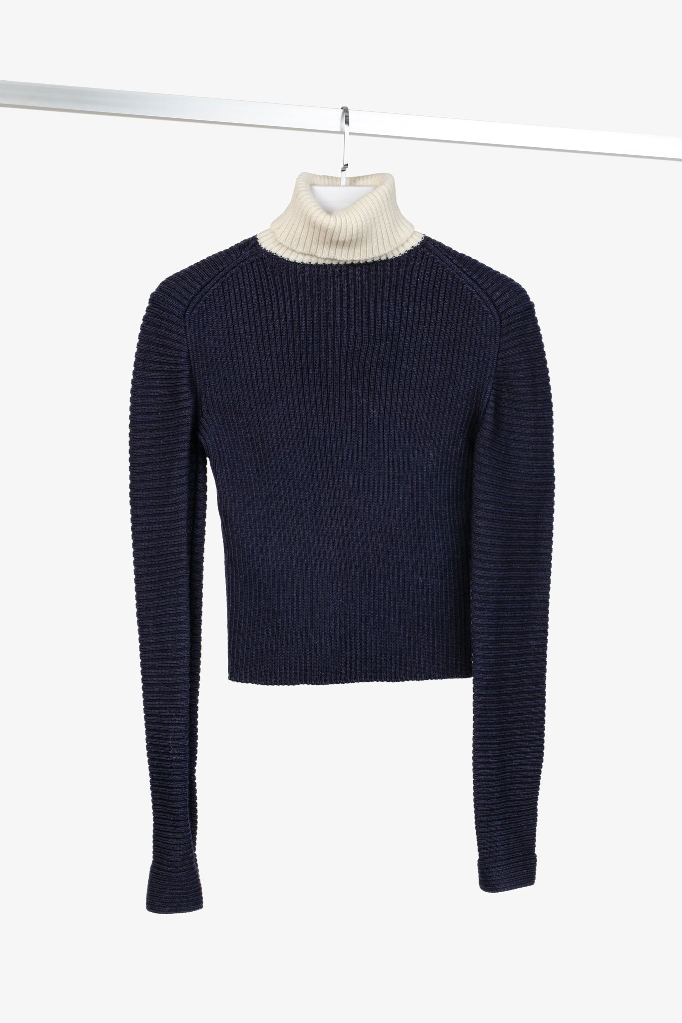 Acne Studios 2015 Bryn Clean Navy Wool Turtleneck Sweater