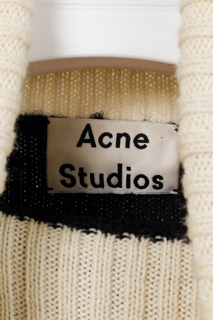Acne Studios 2015 Bryn Clean Navy Wool Turtleneck Sweater