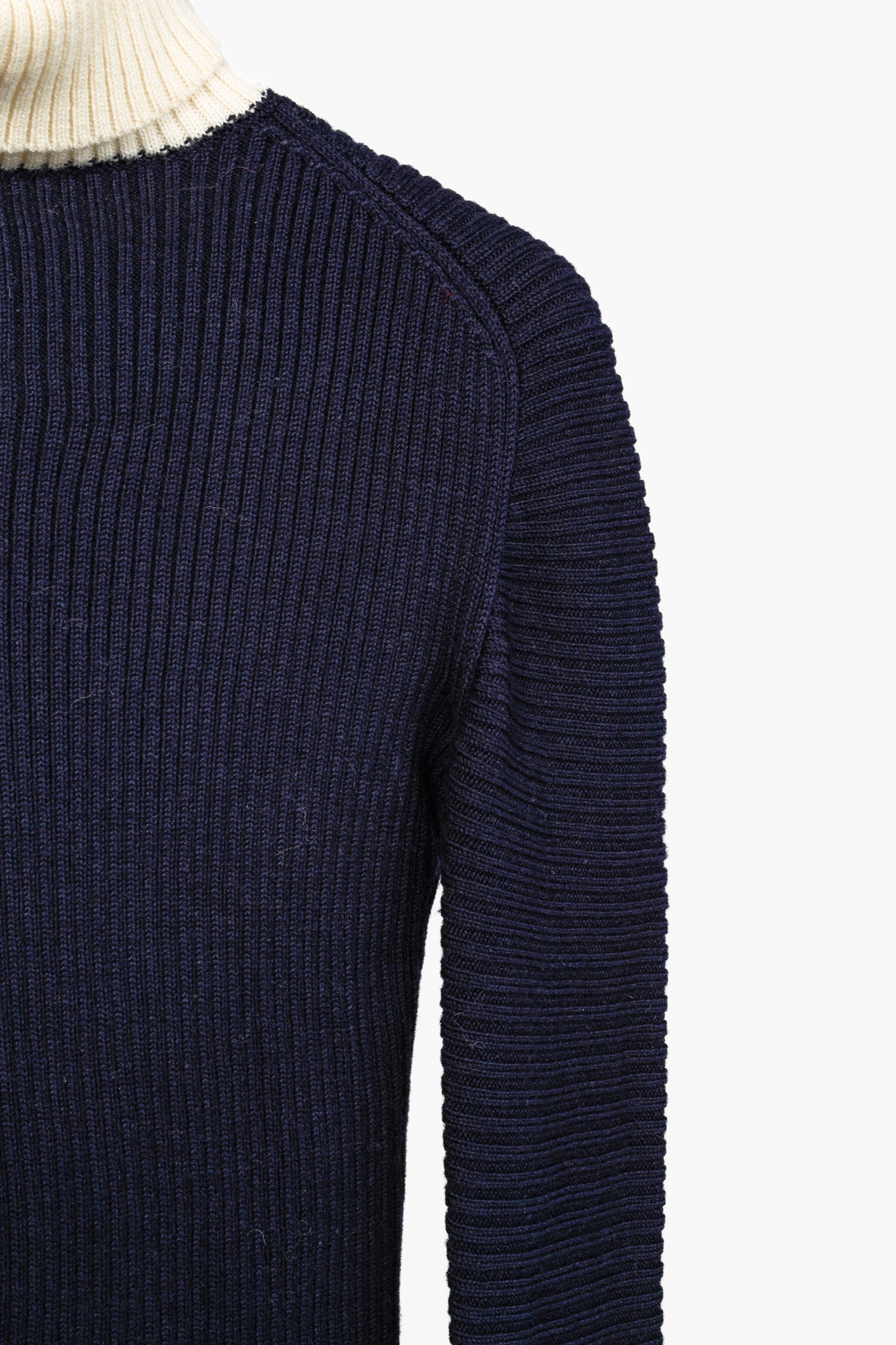 Acne Studios 2015 Bryn Clean Navy Wool Turtleneck Sweater