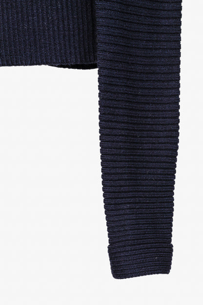 Acne Studios 2015 Bryn Clean Navy Wool Turtleneck Sweater