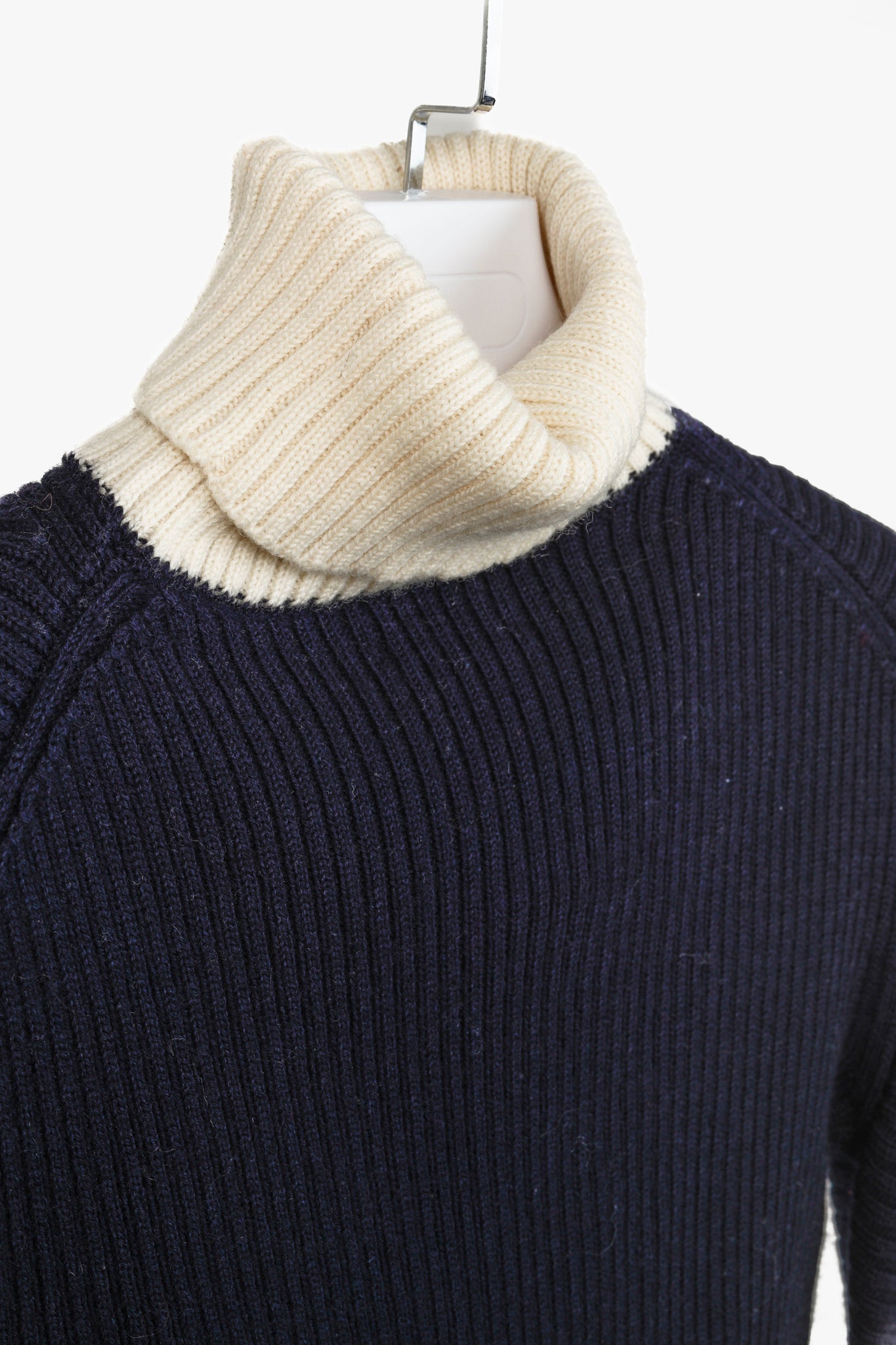 Acne Studios 2015 Bryn Clean Navy Wool Turtleneck Sweater