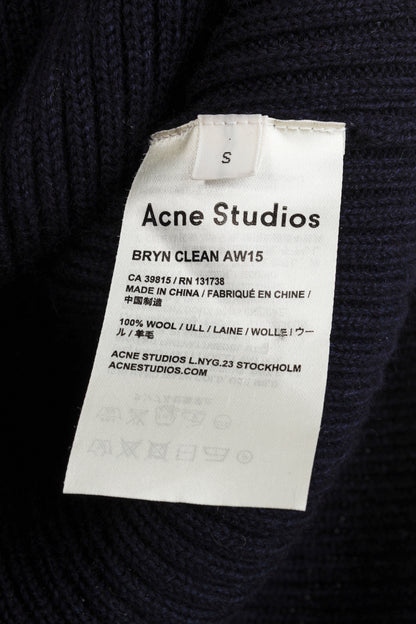 Acne Studios 2015 Bryn Clean Navy Wool Turtleneck Sweater