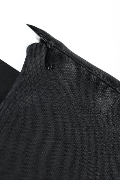 Acne Studios Capron H Silk Black Silk Sleeveless Bow Top