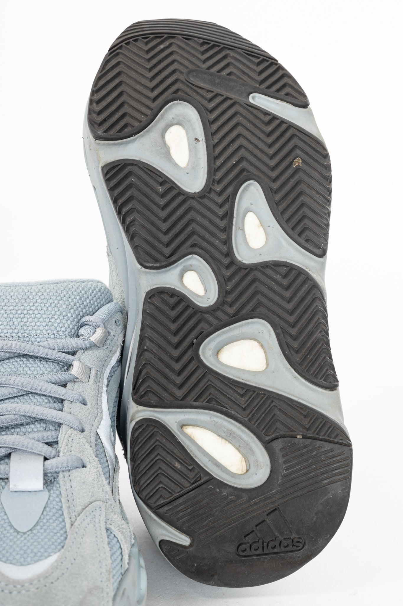 Adidas Yeezy Boost 700 V2 Hospital Blue Suede & Canvas Sneakers
