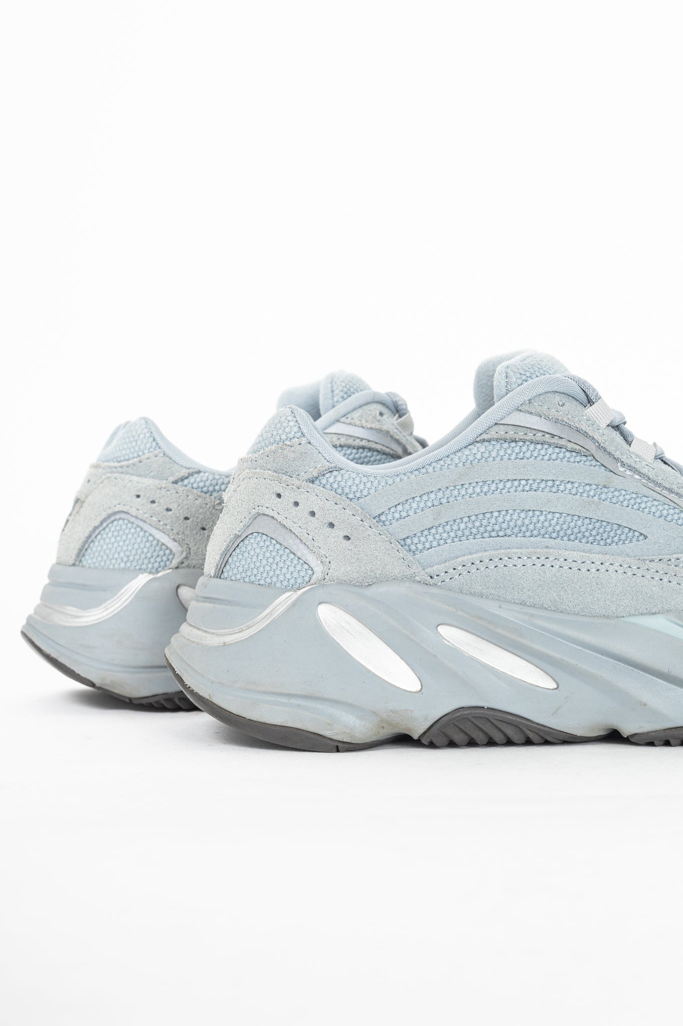 Adidas Yeezy Boost 700 V2 Hospital Blue Suede & Canvas Sneakers