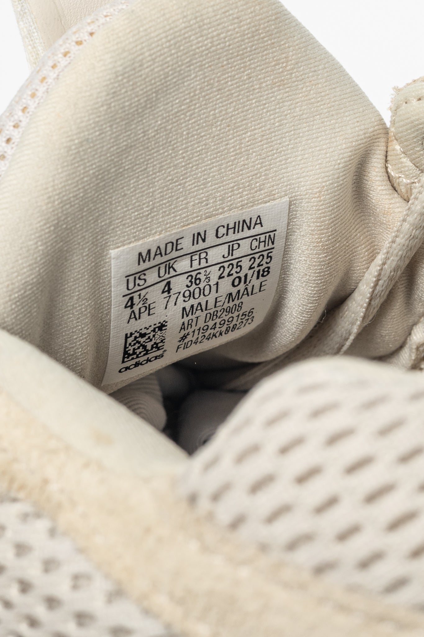 Adidas Yeezy 500 "Blush" Suede & Mesh Sneakers