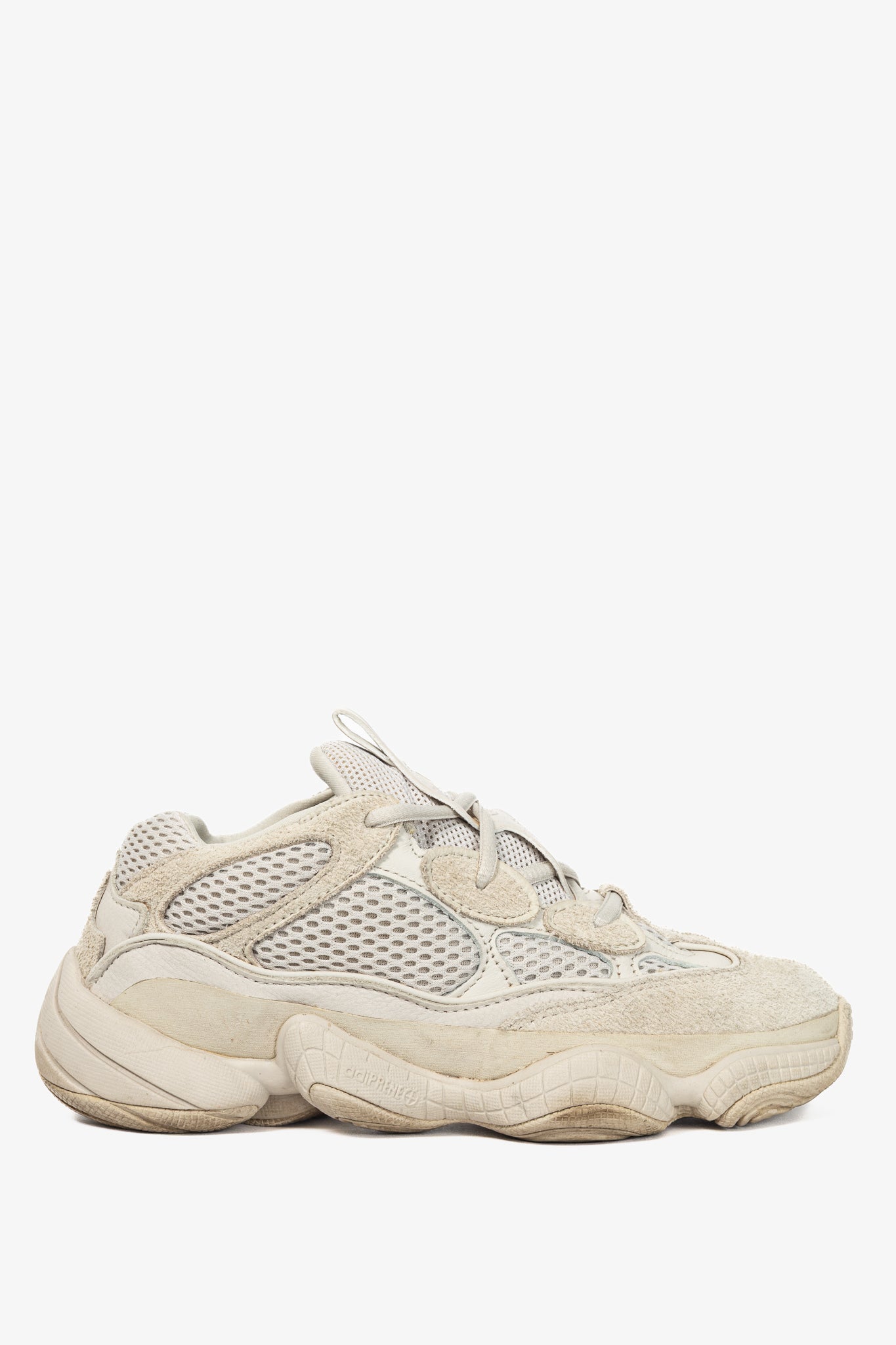 Adidas Yeezy 500 "Blush" Suede & Mesh Sneakers